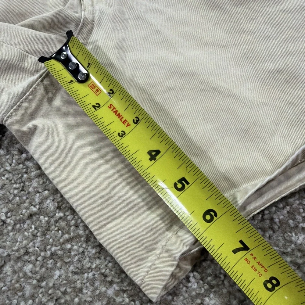 Vintage Polo Chino Shorts Double Pleated 90s Beige Classic Size 36